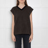Vince Black & Brown Wool/Cashmere Mix Tank Top