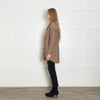 Brunello Cucinelli Oversized Brown Cotton Shirt