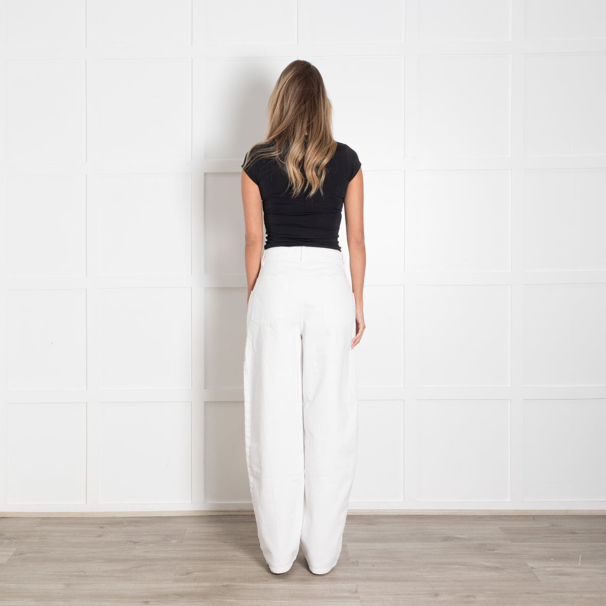 ISABEL MARANT White Wide Leg Jeans