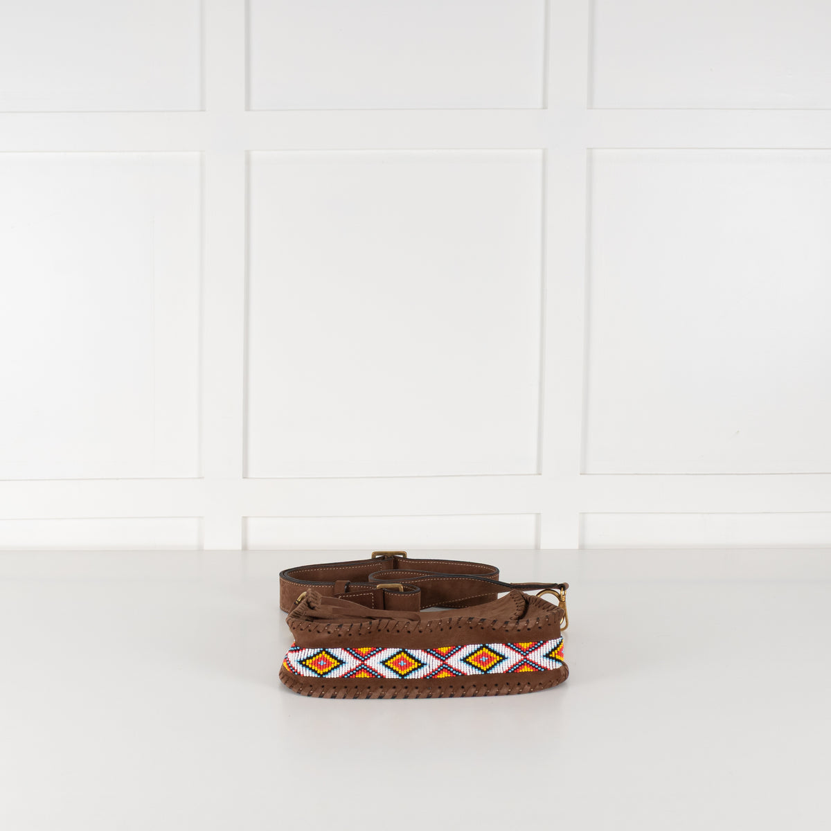 Urban Ranch Signature Bag Brown Suede