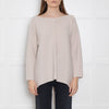Le Tricot Perugia Beige Wool/Silk/Cashmere Mix Jumper