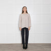 Le Tricot Perugia Beige Wool/Silk/Cashmere Mix Jumper