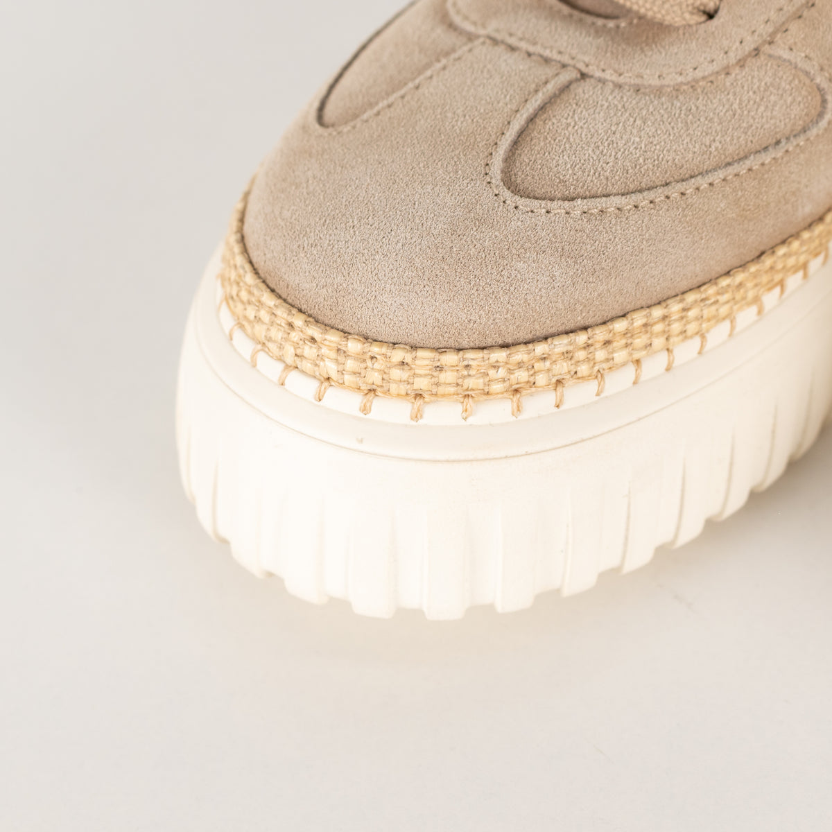 Hogan H- Stripes Basket trim Suede Trainers