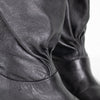Prada Black Leather High Ankle Boots