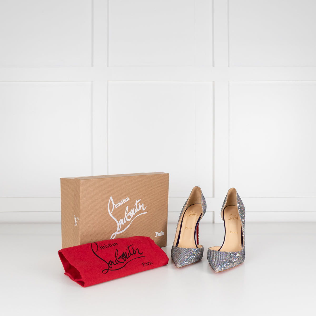 Christian Louboutin Glitter Disco Heels