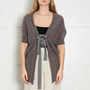 Brunello Cucinelli Taupe Cashmere Gilet with Belt