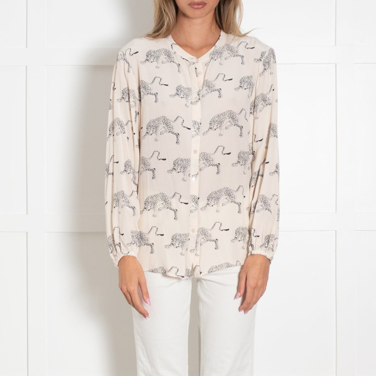 Somerset By Alice Temperley Cheetah Print Blouse
