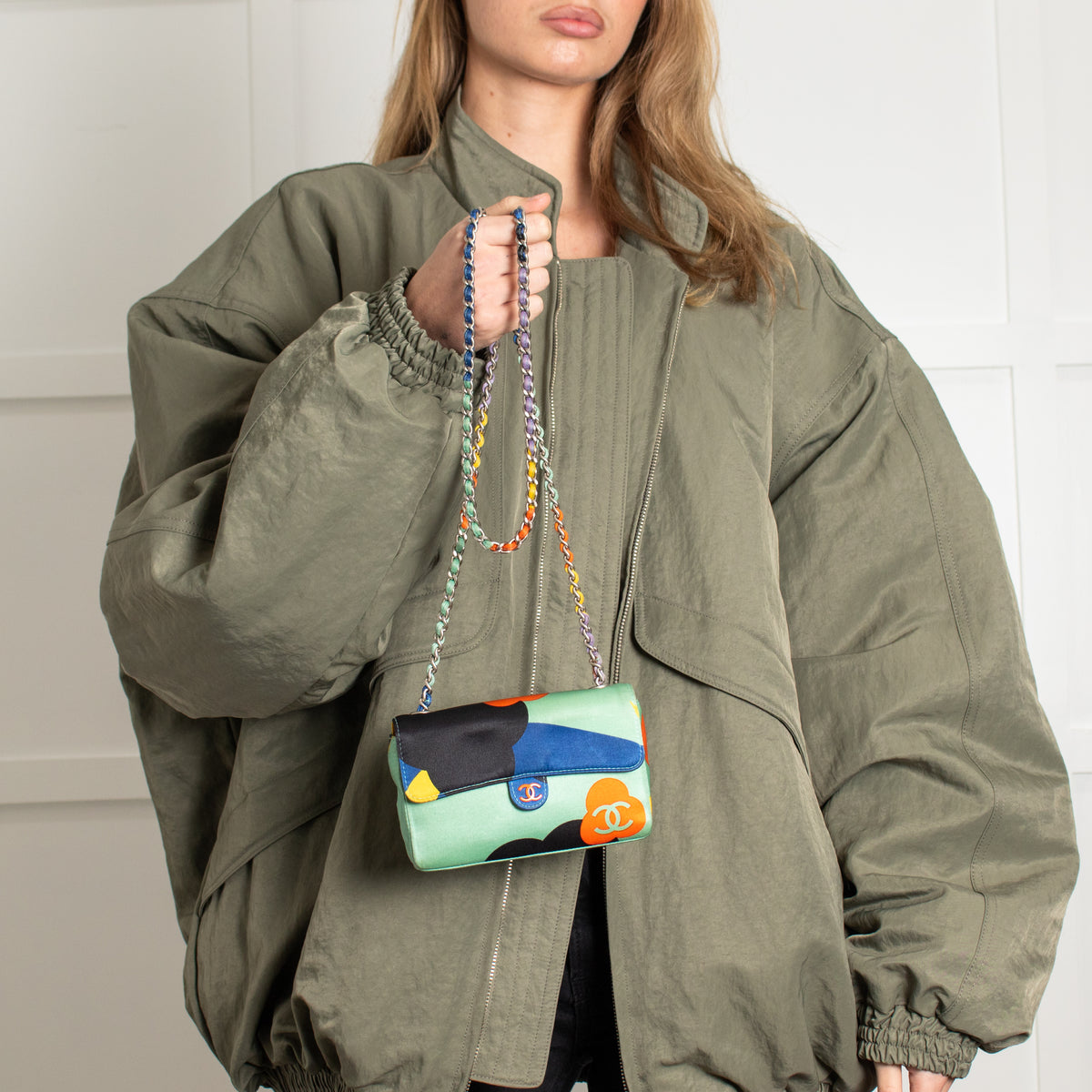 Chanel Mini Satin Coco Bag