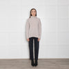 Van Kukil Beige Cashmere Poloneck Jumper
