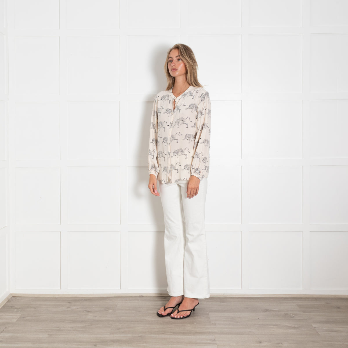 Somerset By Alice Temperley Cheetah Print Blouse