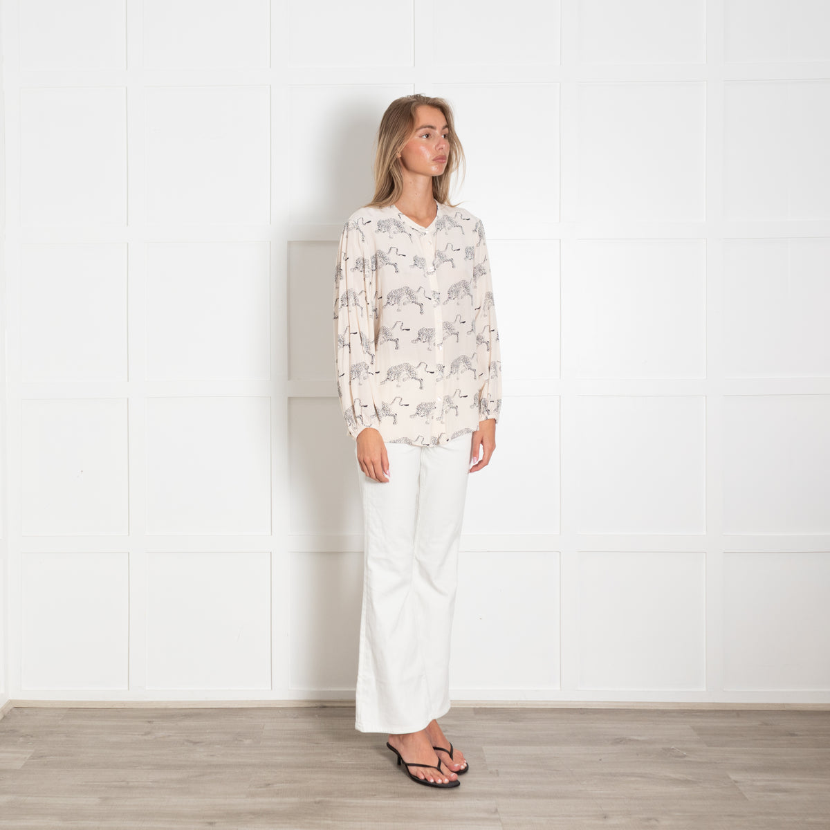 Somerset By Alice Temperley Cheetah Print Blouse