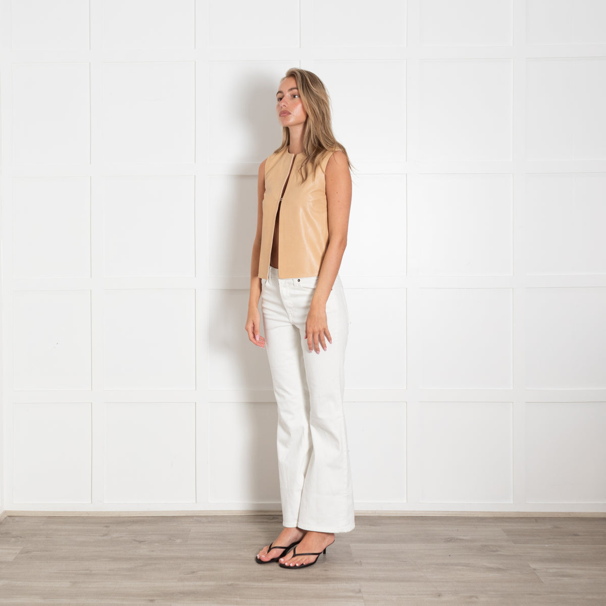 Joseph Camel Leather Vest