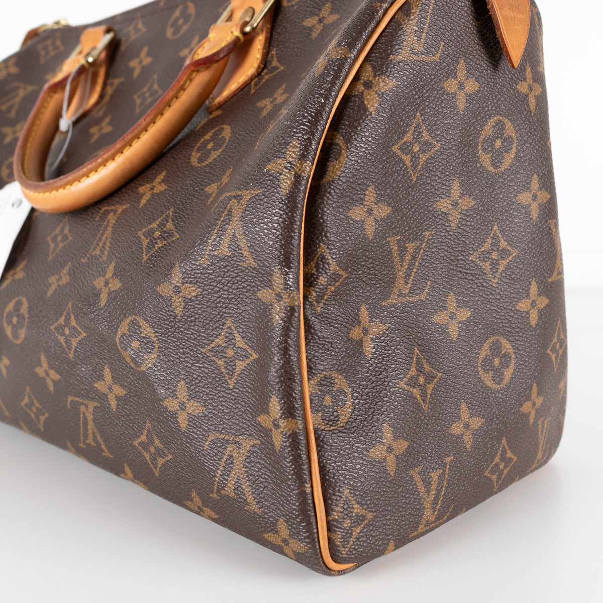 Louis Vuitton Brown Coated Canvas Monogram Speedy 30