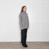 360 Grey Cashmere Jumper With Front Pockets