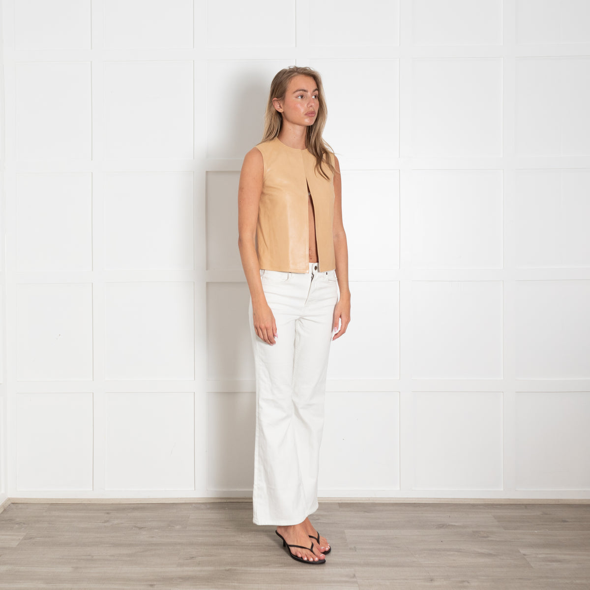 Joseph Camel Leather Vest