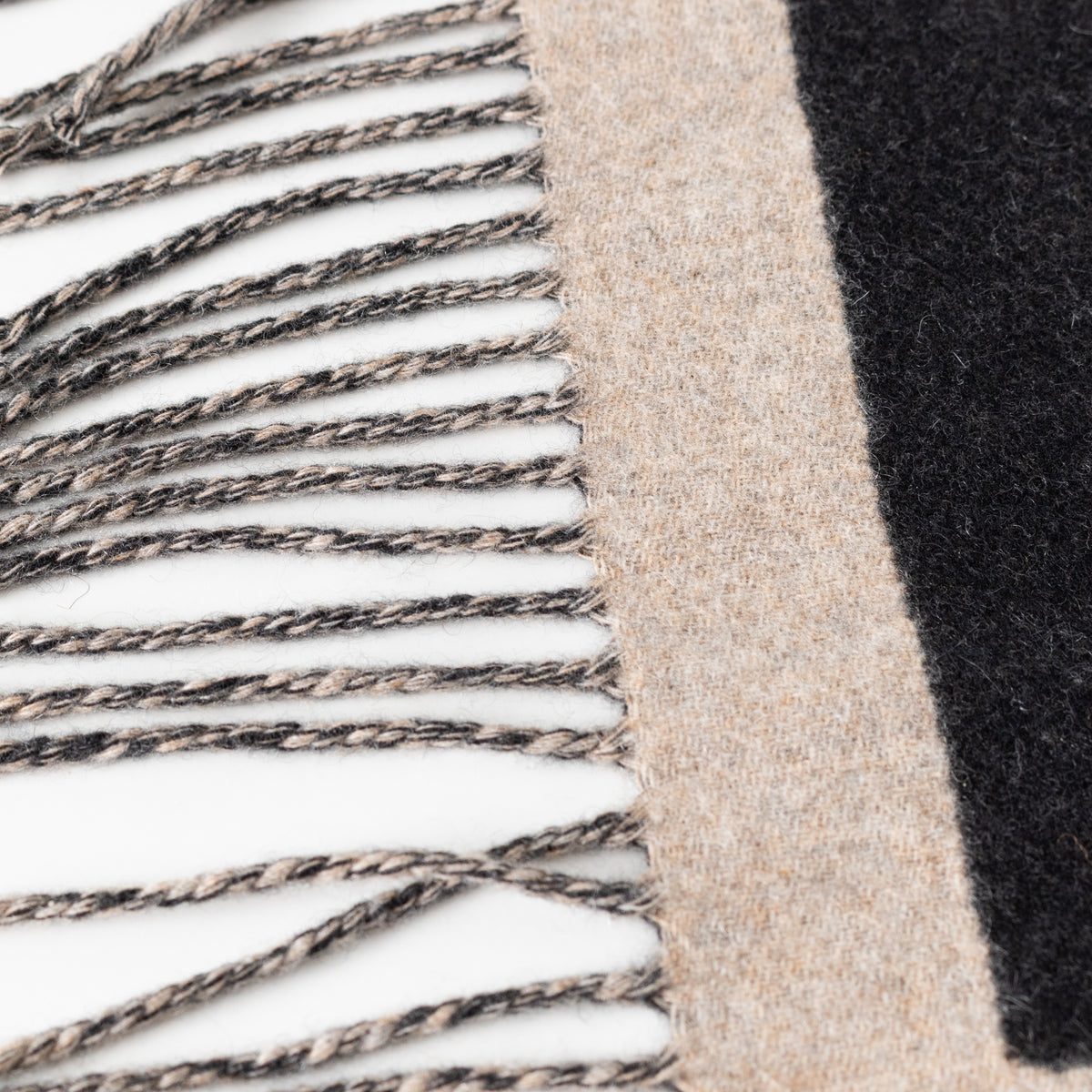 Hermes Beige Black Casaque Love Story Scarf