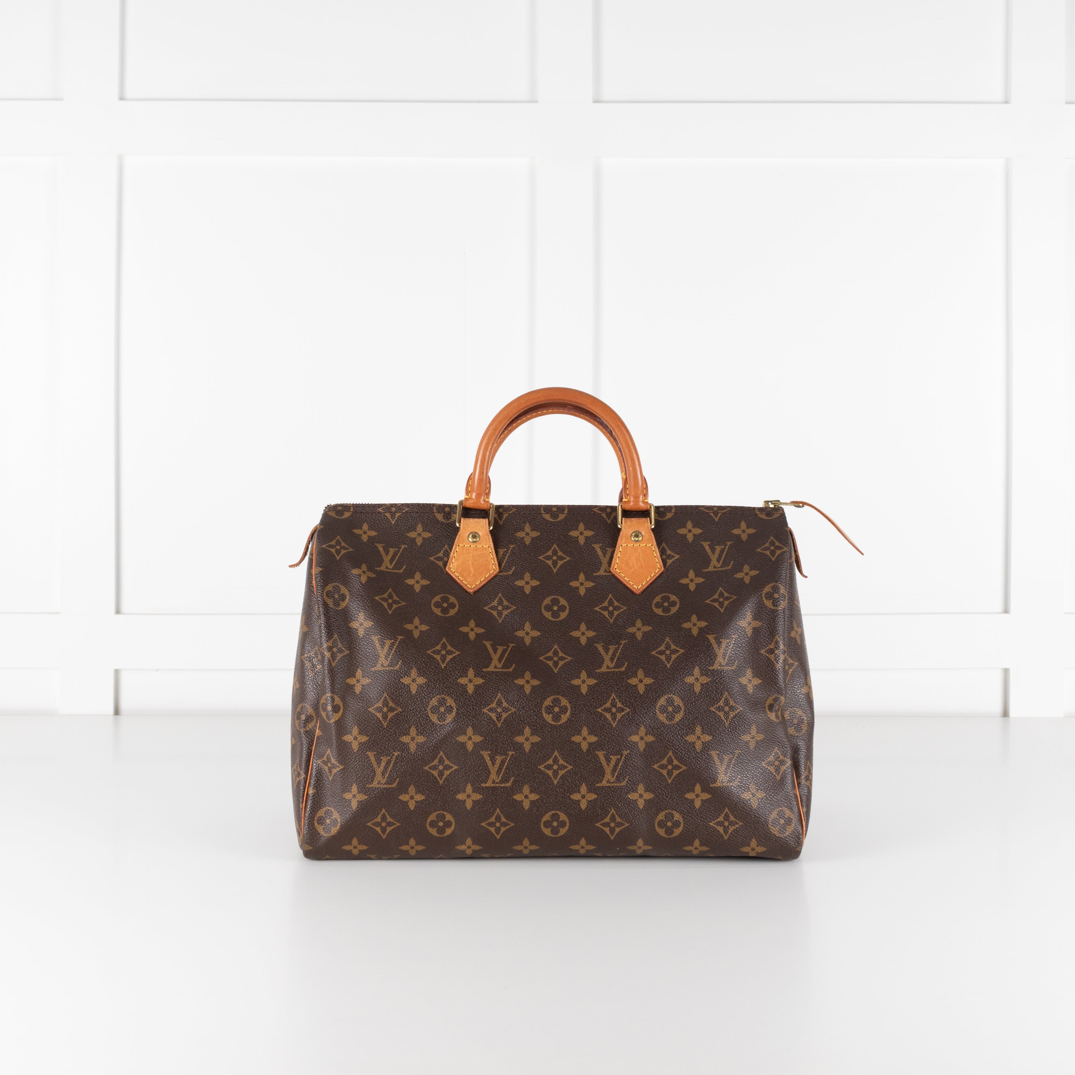 LOUIS VUITTON スピーディー35 モノグラム ミニボストン 鍵付き A