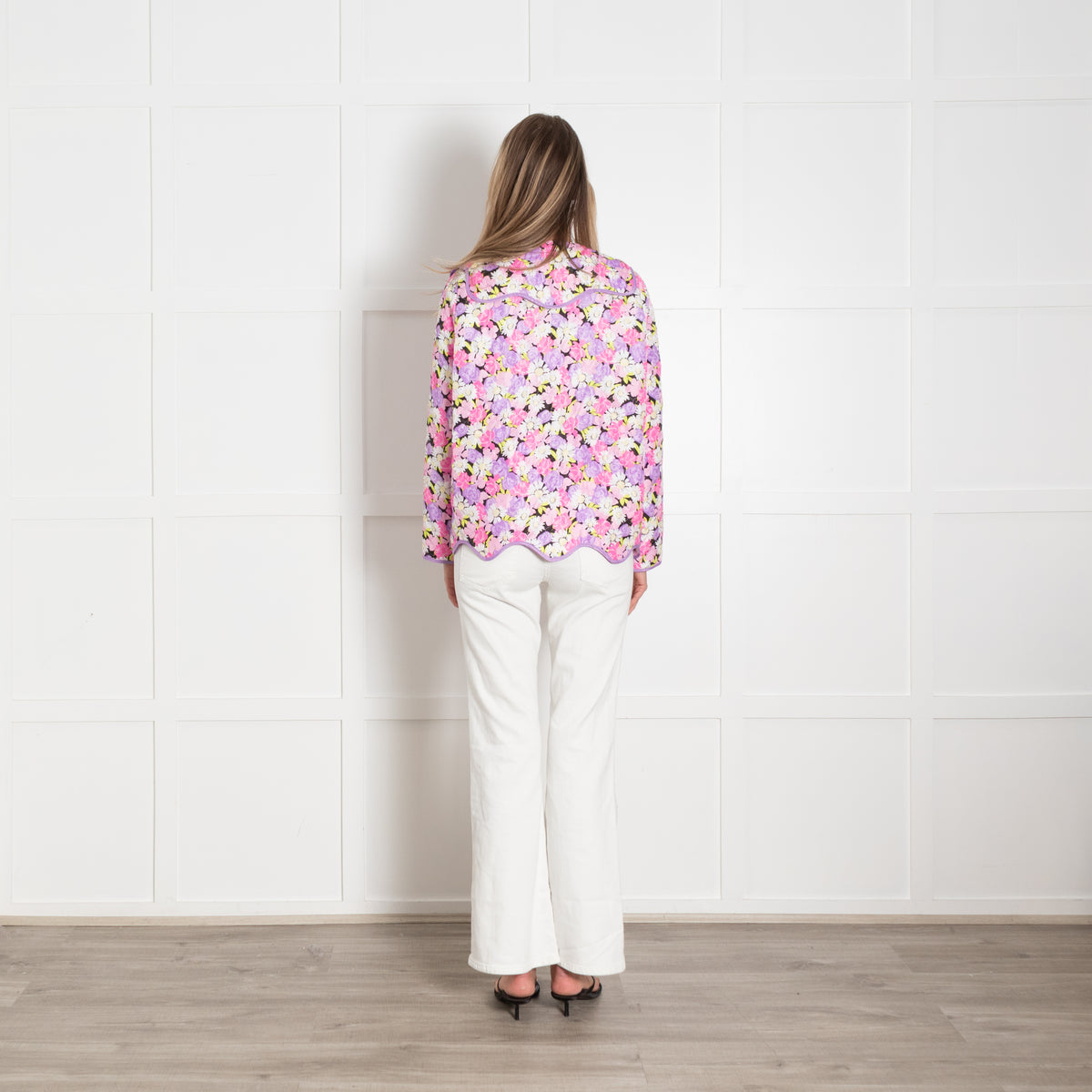 Cras Jadecras Daisy Floral Quilted Jacket