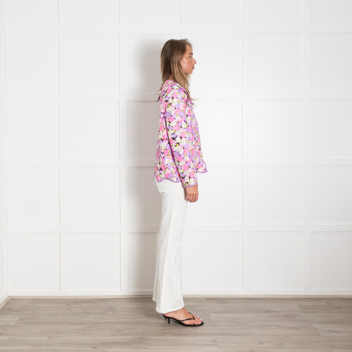 Cras Jadecras Daisy Floral Quilted Jacket
