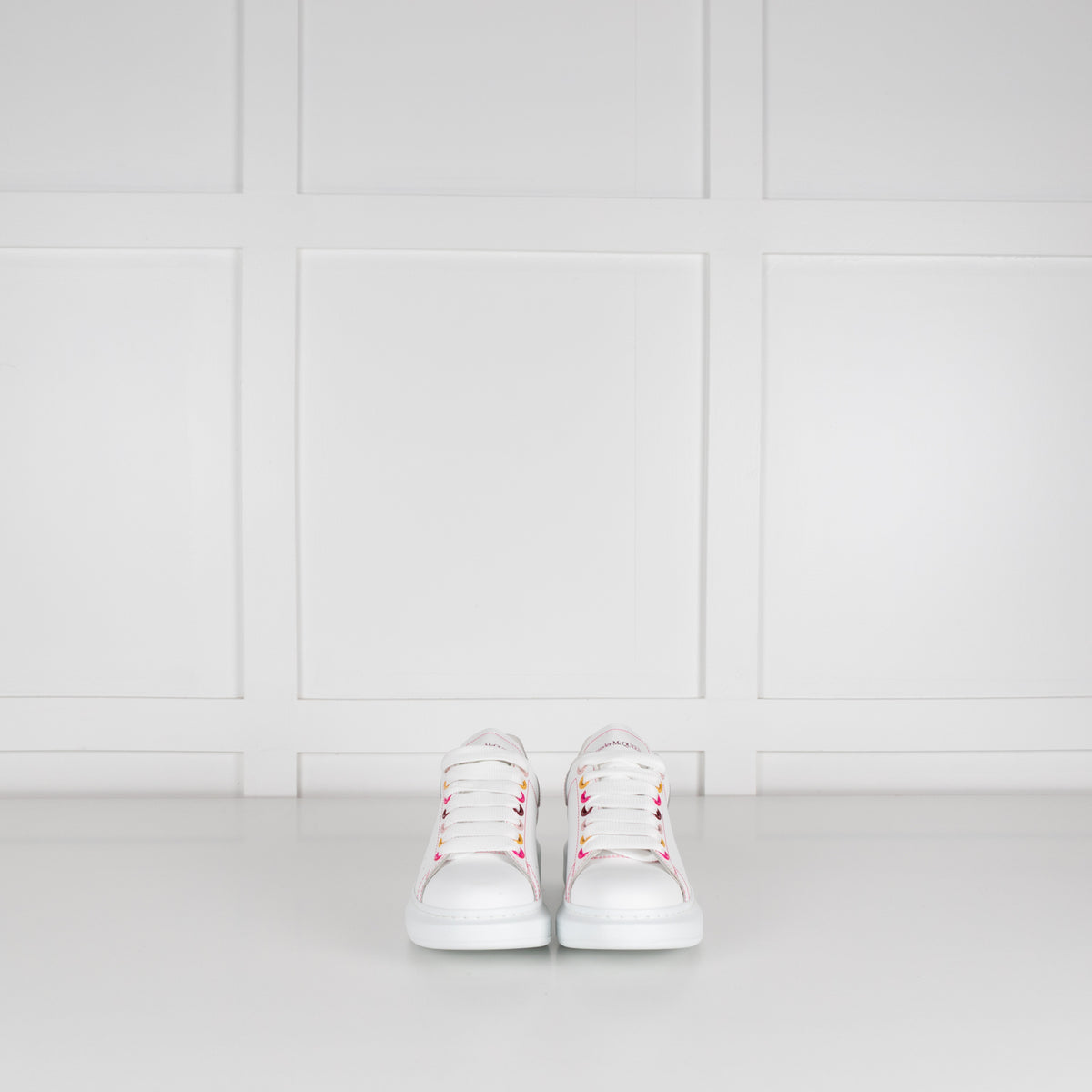 Alexander McQueen White Rainbow Trainers