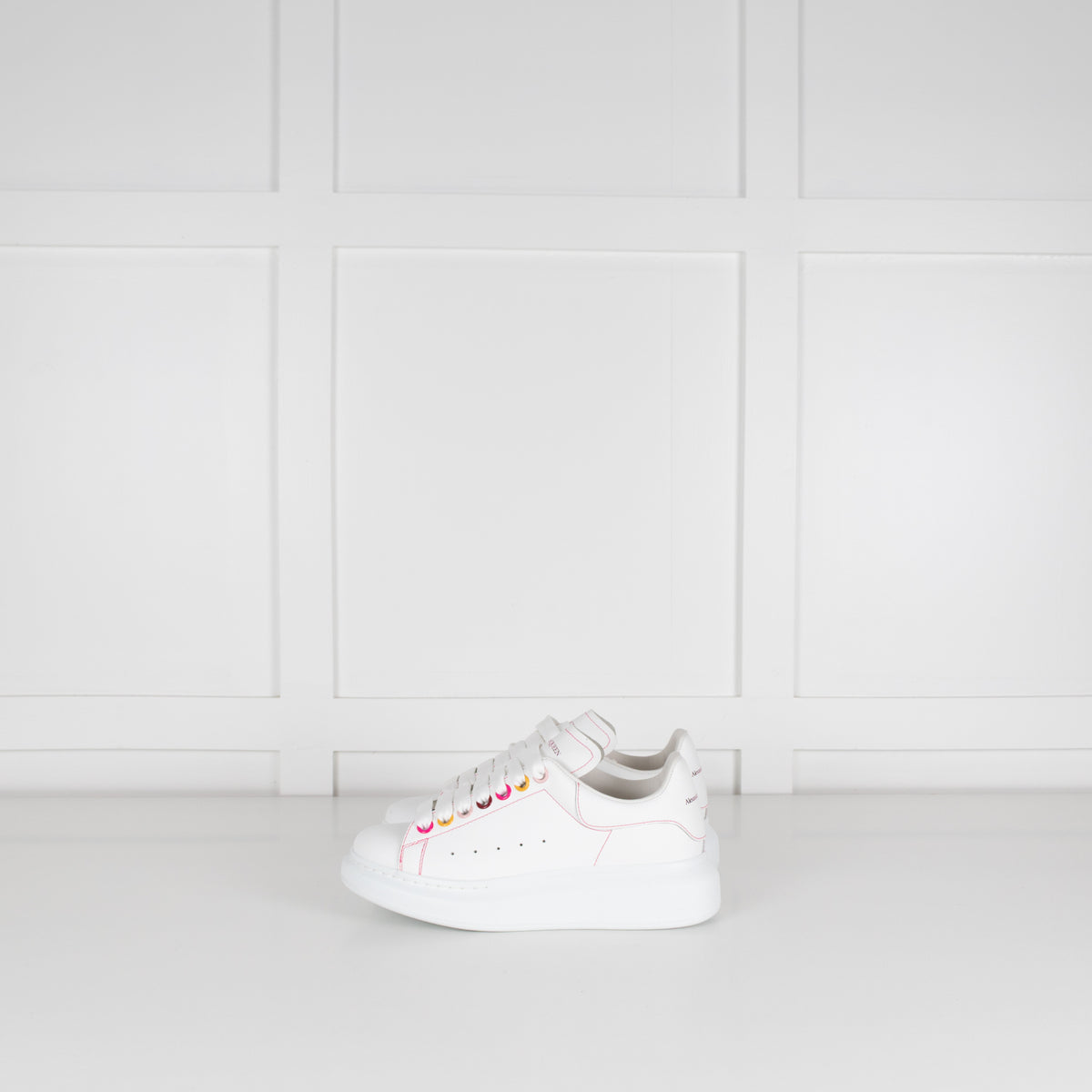 Alexander McQueen White Rainbow Trainers