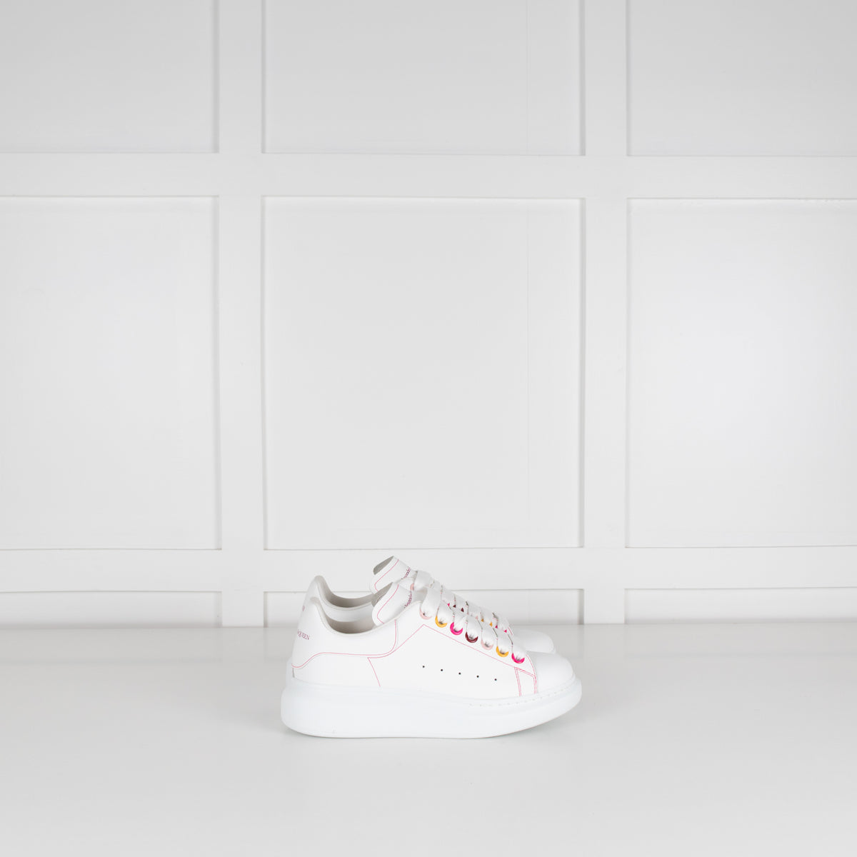 Alexander McQueen White Rainbow Trainers