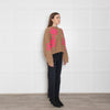 Essentiel Antwerp Camel Jumper with Neon Motif