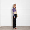 SIR Multi Coloured Sheer Patchwork Top