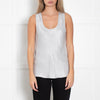 Joseph Pale Grey Sleeveless Vest