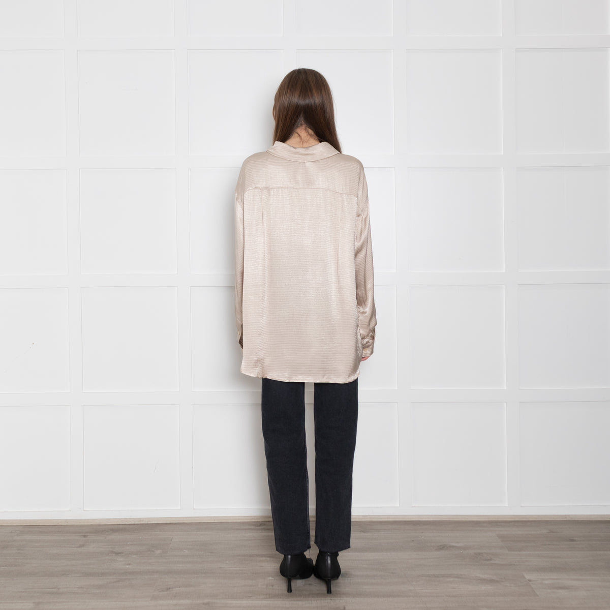 American Vintage Shimmer Collared Blouse