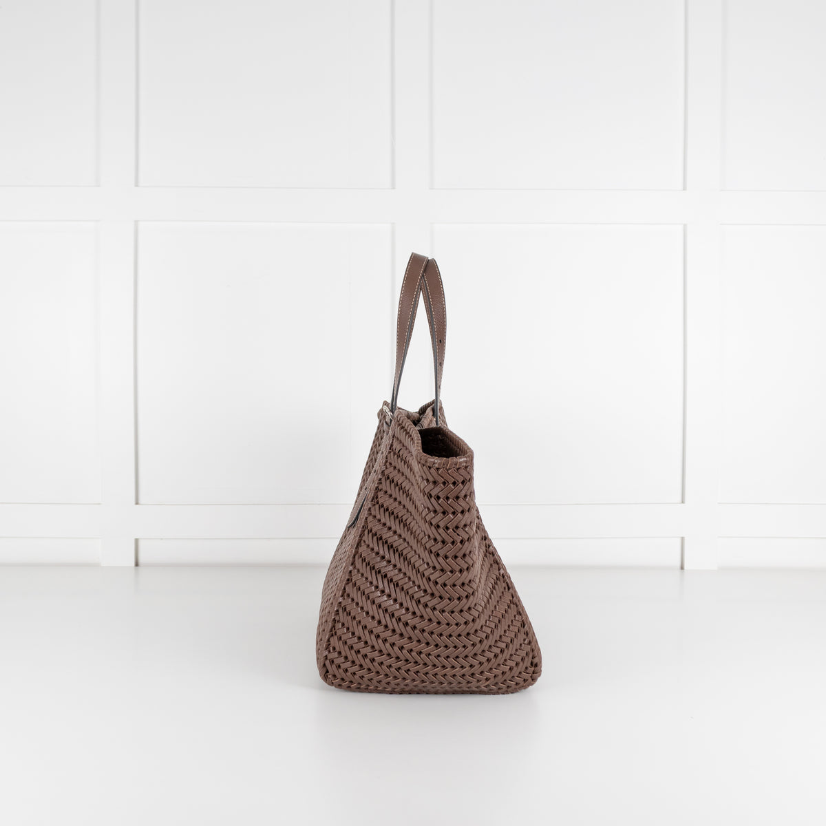 Anya Hindmarch Choclolate Brown Neeson Leather Bag
