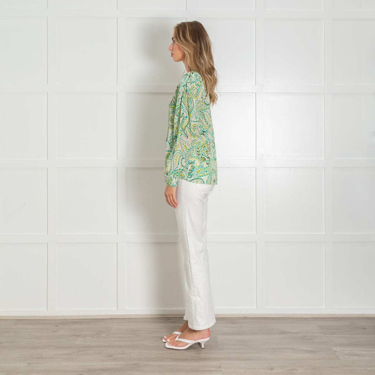 Moliin Green Tassle Blouse