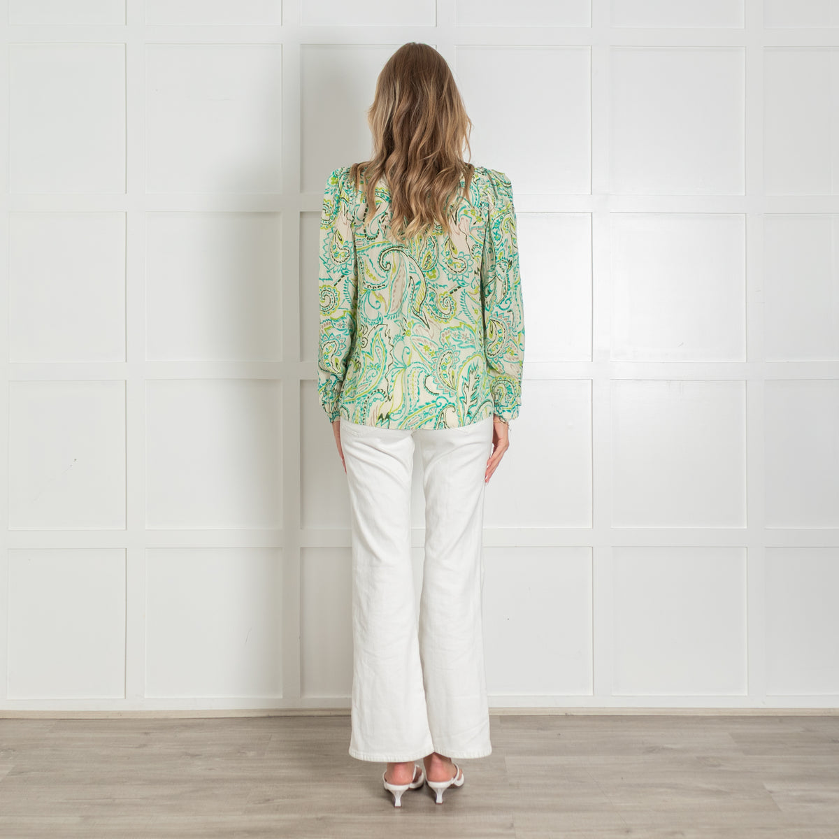 Moliin Green Tassle Blouse
