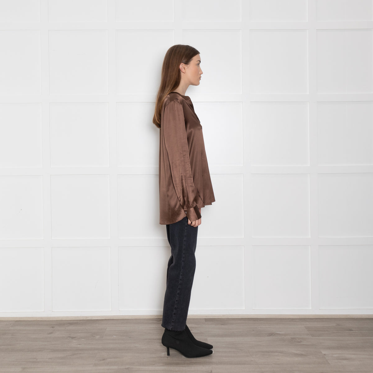 Dea Kudibal Brown Silk Blouse