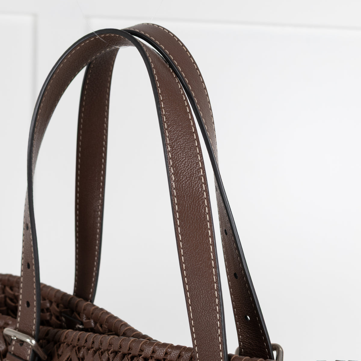 Anya Hindmarch Choclolate Brown Neeson Leather Bag