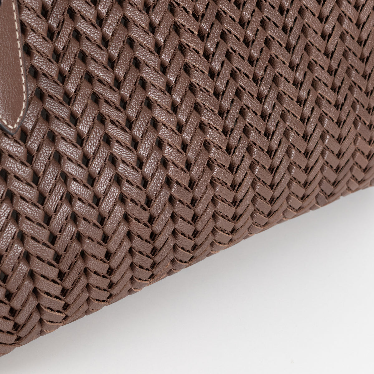Anya Hindmarch Choclolate Brown Neeson Leather Bag