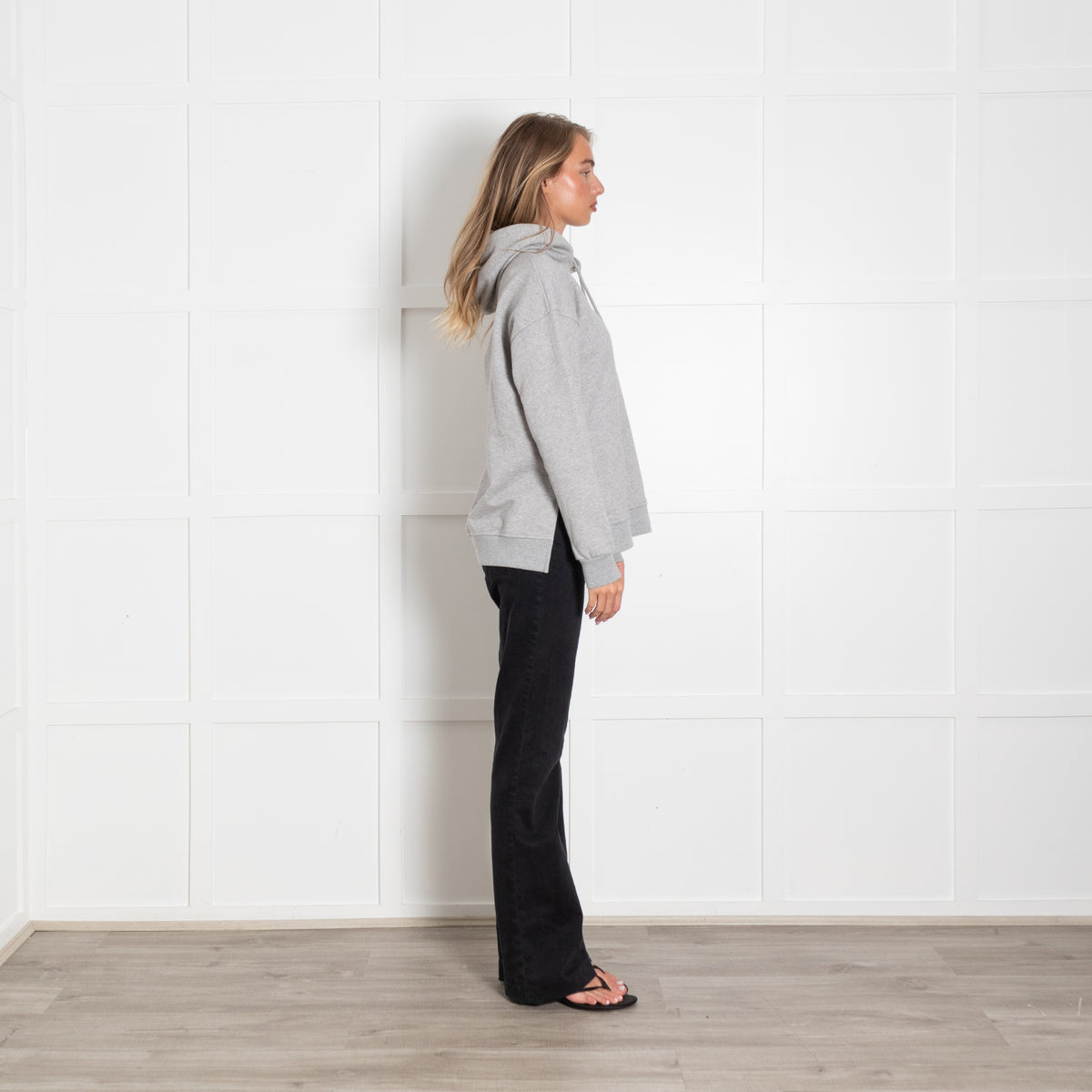 GANNI-Oversized Hoodie Paloma Melange