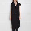 Ania Schierholt Black Hooded Gilet