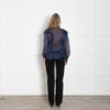 Ralph & Russo Blue Organza Ruffle Blouse