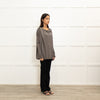 Rick Owens Grey Oversized Long Sleeve Top