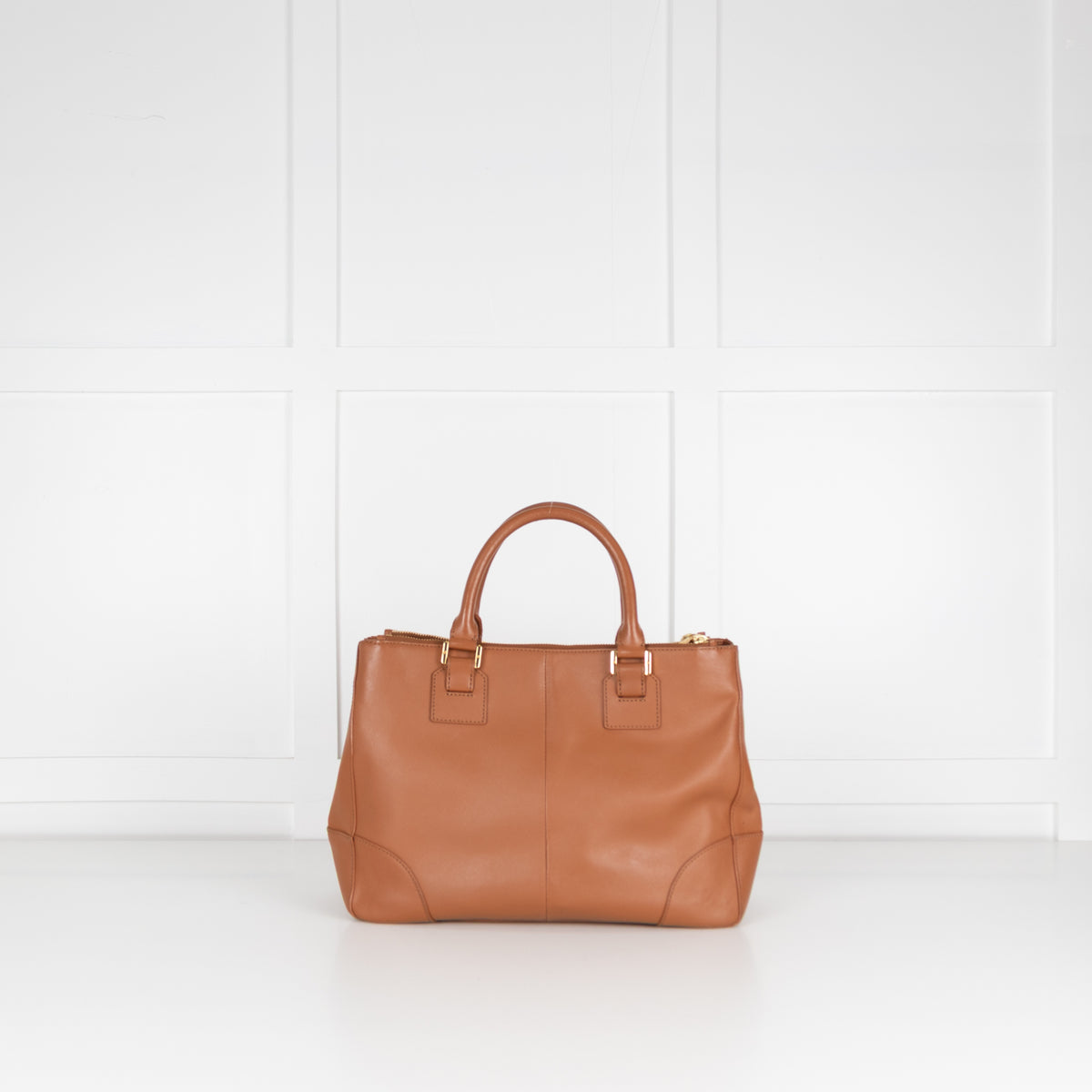 Tory Burch Robinson Tan Bag W/Long Strap