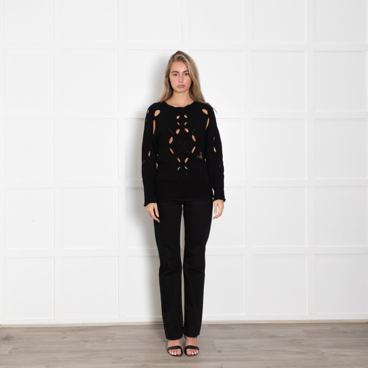Vivienne Westwood Black Cutout Jumper