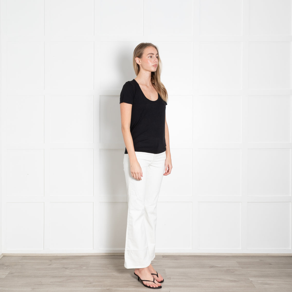 The Row Black Fine T-Shirt