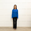Me + Em Bright Blue Fine Wool Sweater