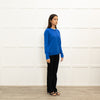 Me + Em Bright Blue Fine Wool Sweater