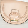 Gianni Chiarini Beige Leather Small Flap Crossbody Bag