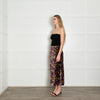 Ridley Purple Multi Floral Velvet Skirt