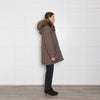 No Label Cotton Mix Parka With Raccoon Detachable Lining & Rabbit Fur Trim