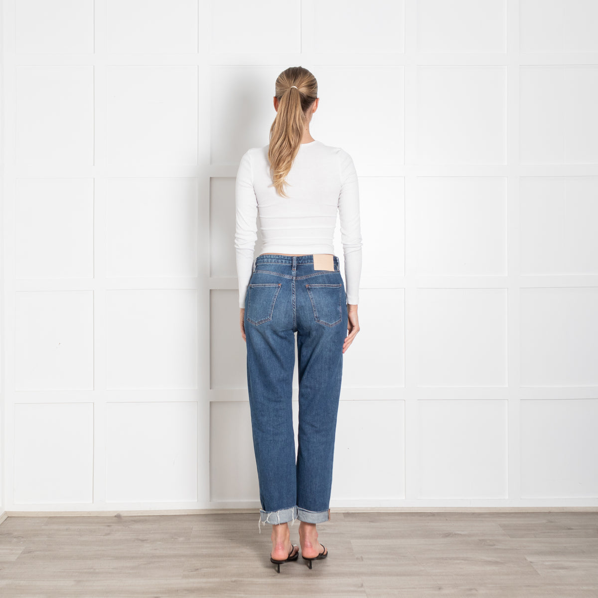 Reiko Blue Raw Edge Jeans