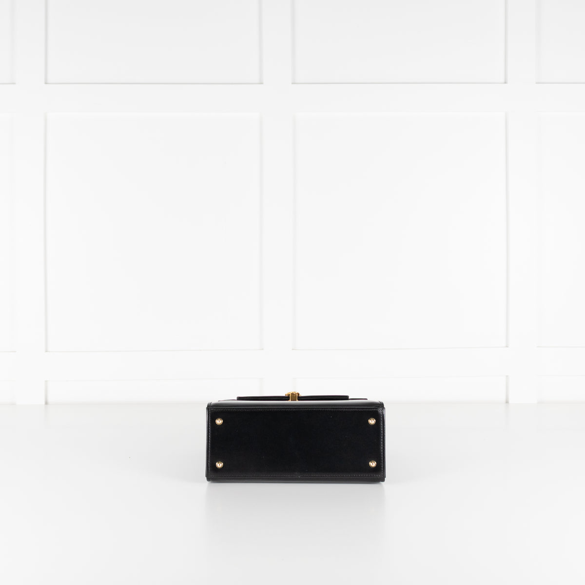 Launer London Black Traviata Top Handle Handbag